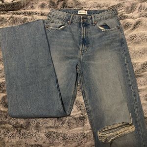 Zara High waisted Wide Leg jeans